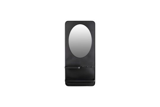 Black iron mirror Pascal
