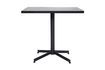 Miniature Black iron square dining table Helo 1