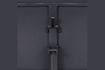 Miniature Black iron square dining table Helo 2