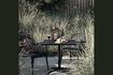 Miniature Black iron square dining table Helo 3