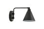 Miniature Black iron wall lamp Game Clipped