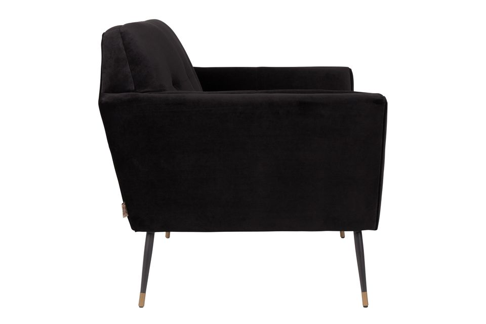 Black Kate Lounge Chair - 6