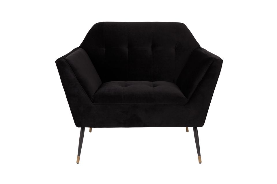 Black Kate Lounge Chair - 7