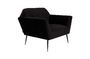 Miniature Black Kate Lounge Chair Clipped