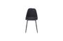 Miniature Black leather chair Found Clipped