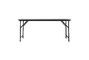 Miniature Black mango wood dining table Party Clipped