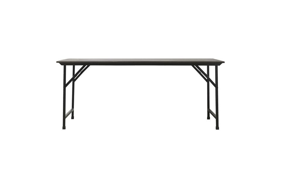 Black mango wood dining table Party House Doctor