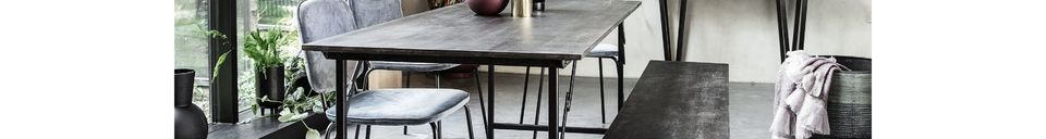Material Details Black mango wood dining table Party