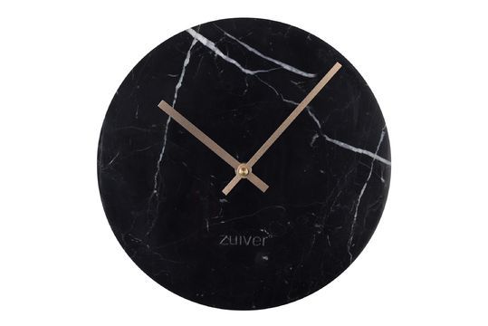 Black Marble Time Clock Clipped