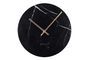 Miniature Black Marble Time Clock Clipped
