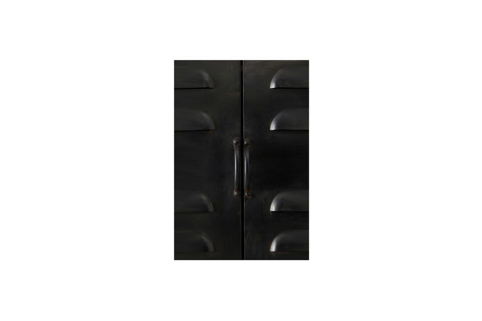 Black metal cabinet Boaz - 5