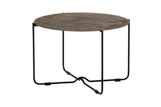 Black metal coffee table Adele Clipped