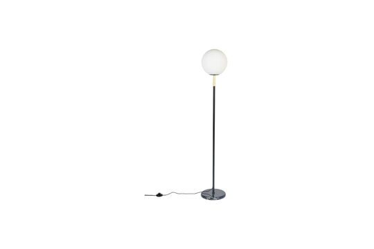 Black metal floor lamp Orion