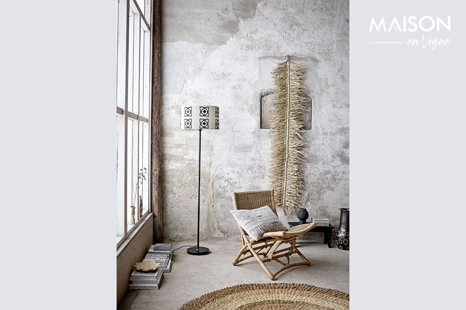 A floor lamp by Bloomingville in a cosy spirit