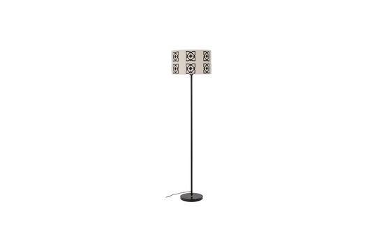 Black metal floor lamp Selita Clipped