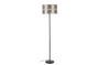 Miniature Black metal floor lamp Selita Clipped