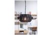 Miniature Black metal lamp supension Khaki 2