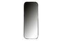 Miniature Black metal mirror 110x40cm Dirkje Clipped