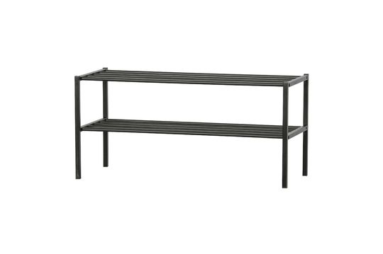 Black metal shelf Ferro