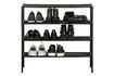 Miniature Black metal shelf Ferro 3