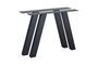 Miniature Black metal table legs Tablo Clipped