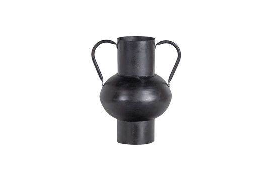 Black metal vase Vere Clipped