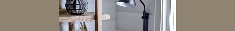 Material Details Black metal wall lamp Edil