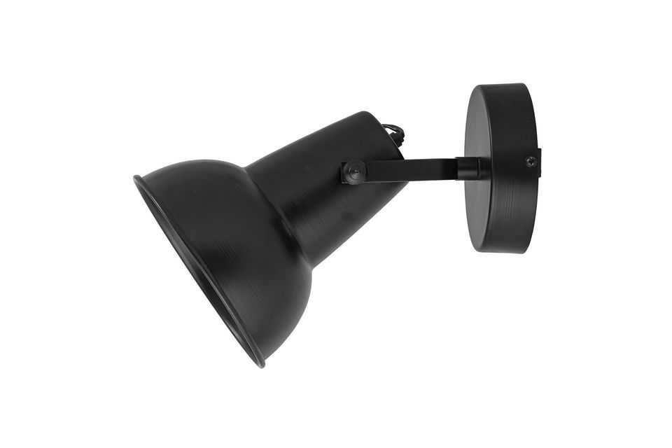 The Nikos wall lamp from Bloomingville is a black metal lamp