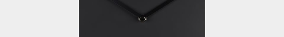 Material Details Black Minimal Clock