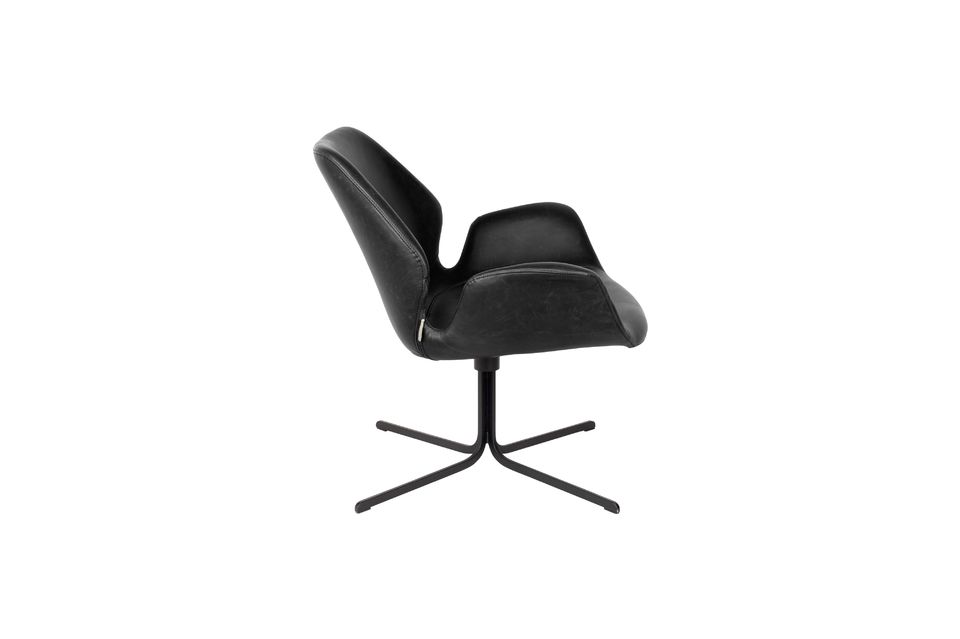 Black Nikki Lounge Chair - 7