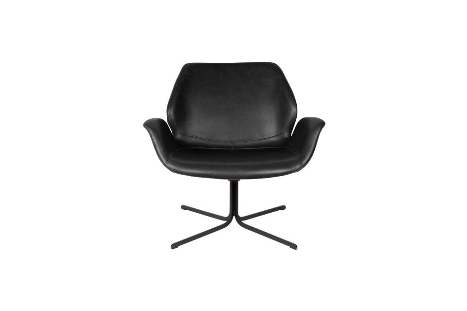 Black Nikki Lounge Chair - 8