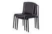 Miniature Black plastic chair Billie 4