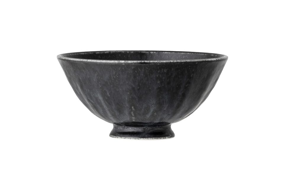 Black porcelain bowl Yoko Bloomingville