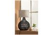 Miniature Black rattan lamp Macy 2