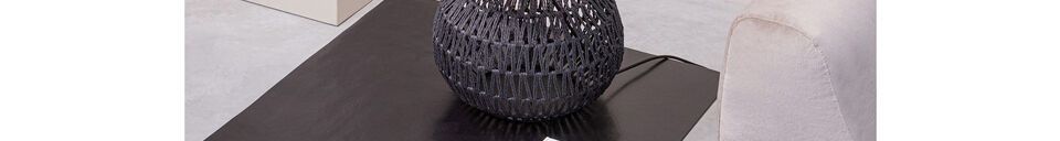 Material Details Black rattan lamp Macy