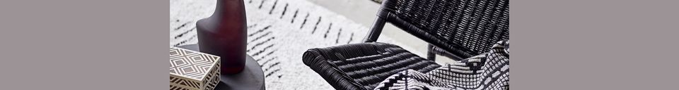 Material Details Black Rattan Lounge Chair Baz