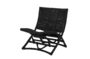 Miniature Black Rattan Lounge Chair Baz Clipped