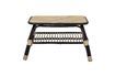 Miniature Black rattan side table Loue 1