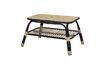 Miniature Black rattan side table Loue 3