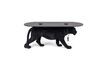 Miniature Black resin coffee table Dope As Hell 1