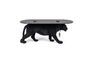Miniature Black resin coffee table Dope As Hell Clipped