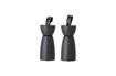 Miniature Black salt and pepper mill Hanif 1