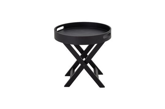 Black side table Freya Clipped