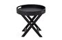 Miniature Black side table Freya Clipped