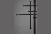 Miniature Black steel coat rack Rumex 4