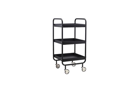 Black steel trolley Roll Clipped