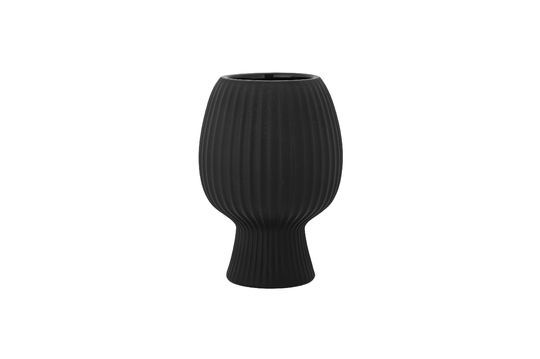Black stoneware vase Dagny Clipped