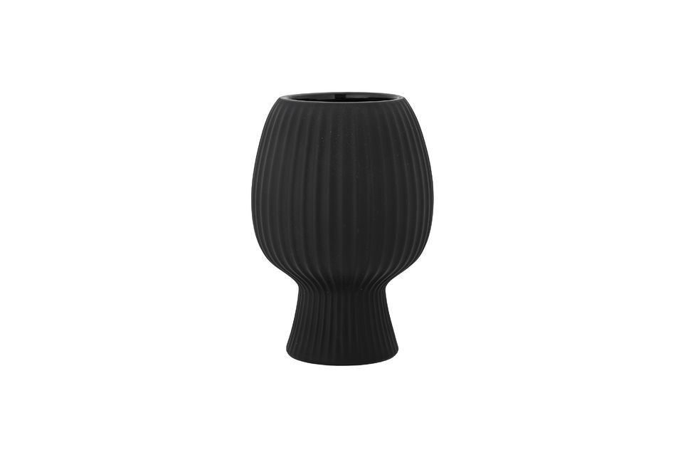 Black stoneware vase Dagny Bloomingville