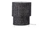 Miniature Black table lamp in linen Zalt Clipped