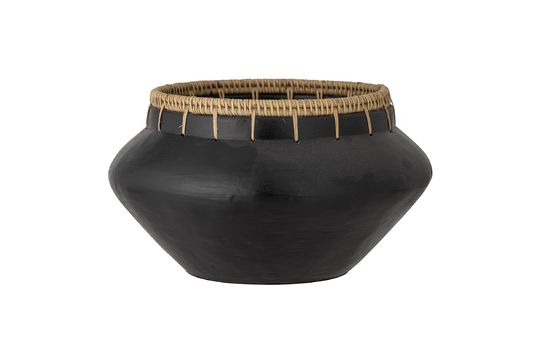 Black terracotta decorative bowl Dixon Clipped